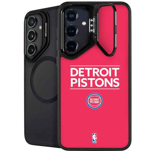 NBA Detroit Pistons Standard - Red Galaxy S24 Plus Kickstand Case